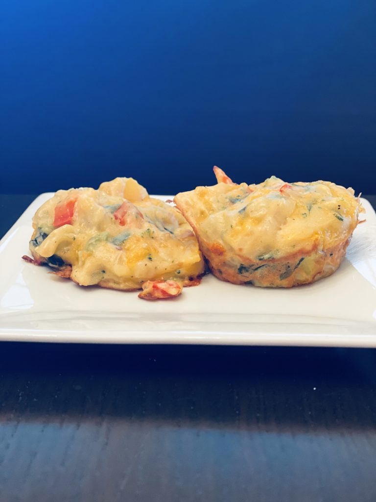 Loaded veggie biscuits ready to be enjoyed.