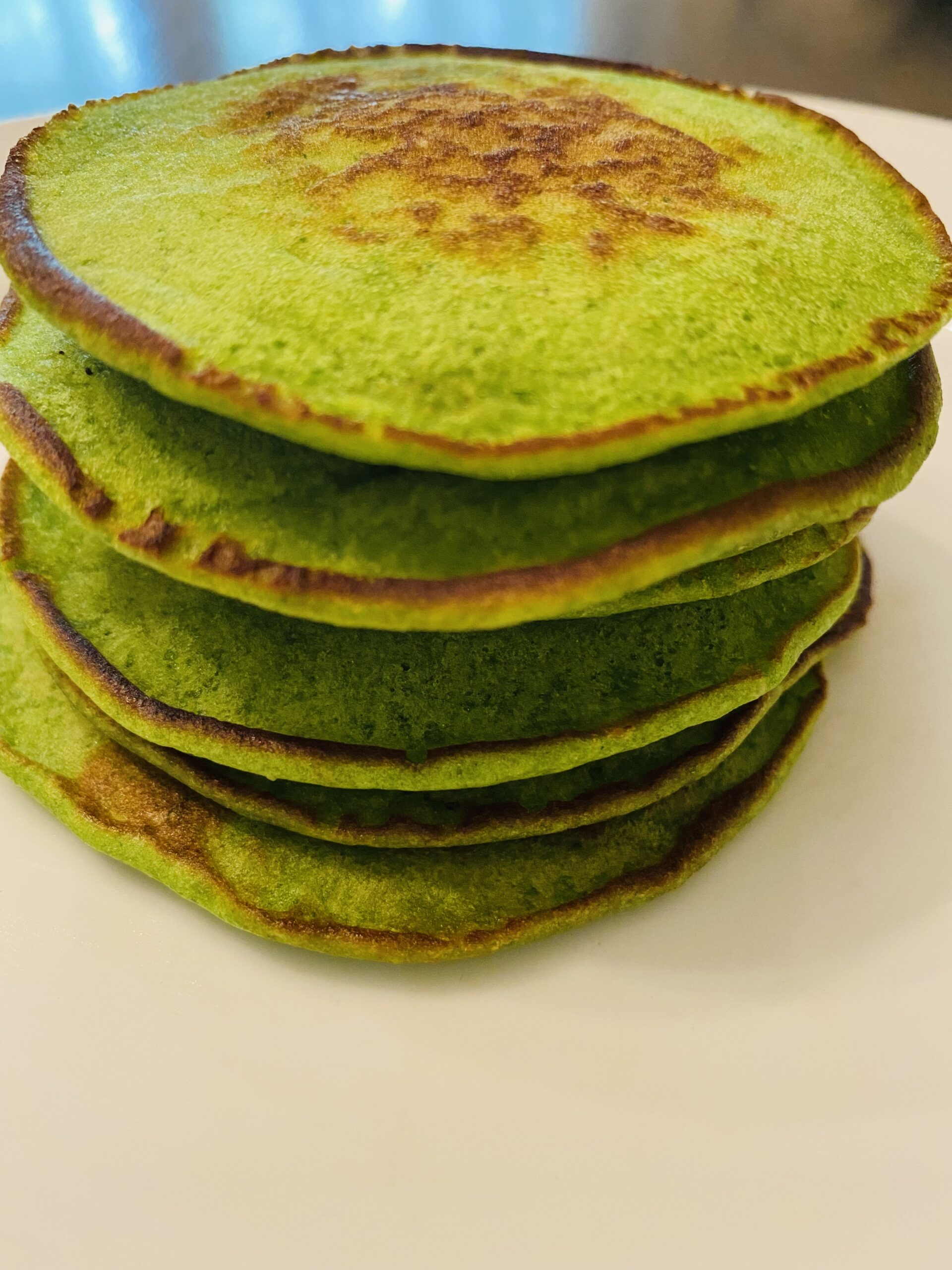 Stack of Hulk Pancakes