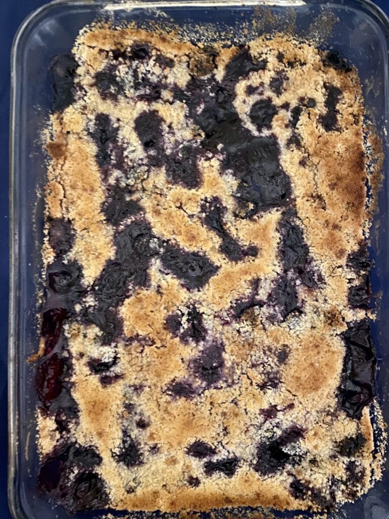 Easy Blueberry Cobbler